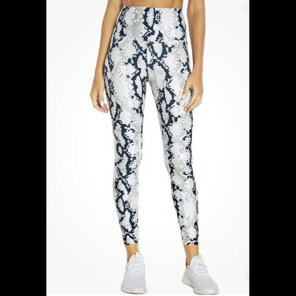 Balance Collection Womens Contender High Rise Yoga Legging Snake Print SMALL - Picture 1 of 13
